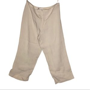 Joseph Ribkoff crop high waist wide leg trousers